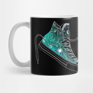 Pisces high tops - Space canvas Mug